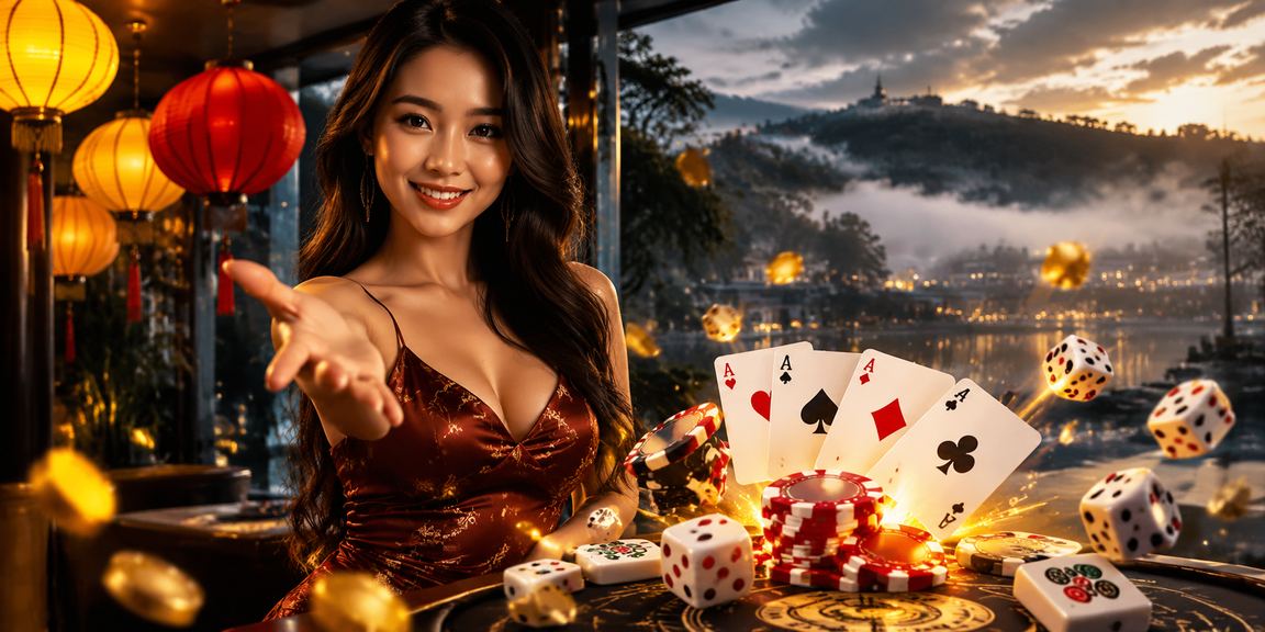 Người chơi bài tại phố đèn lồng Hội An – không gian giải trí truyền thống giao thoa với công nghệ số